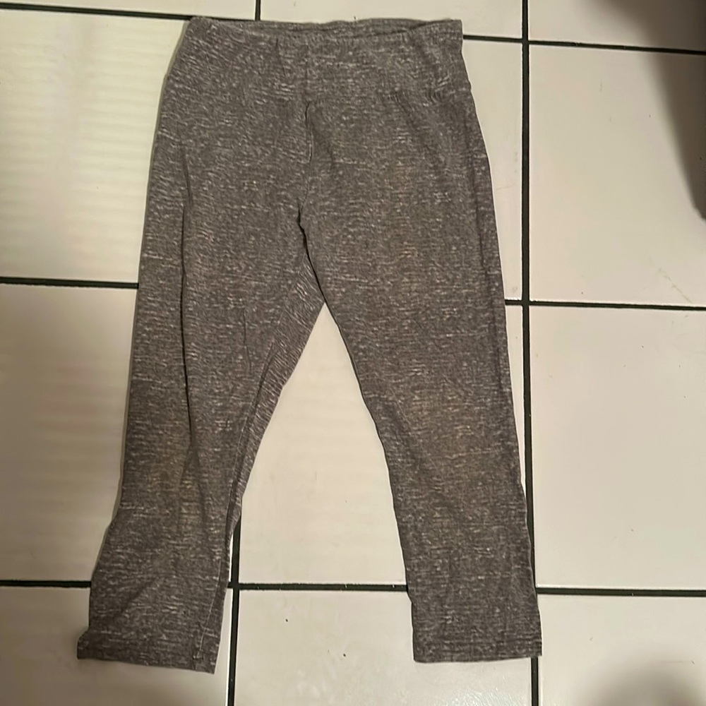 Leggings Justice size-18-20 girls grey/white stretch fit